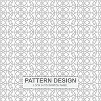 Seamless Pattern Design, Islamic Pattern, Geometric Pattern vector