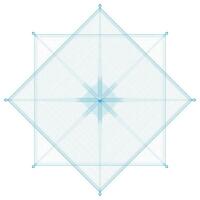 Vector guilloche round pattern rosette for banknotes and certificate Vector guilloche Design