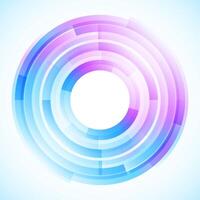 Geometric frame from circles, vector abstract background, wallpaper