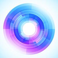 Geometric frame from circles, vector abstract background, wallpaper