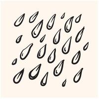 Simple cute shape design. Heaven drizzle shape element template on light liking with illustration style doodle and line art vector