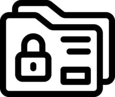 esta icono o logo datos seguridad icono o otro dónde confidencial datos, requiere un contraseña y otros o diseño solicitud software vector