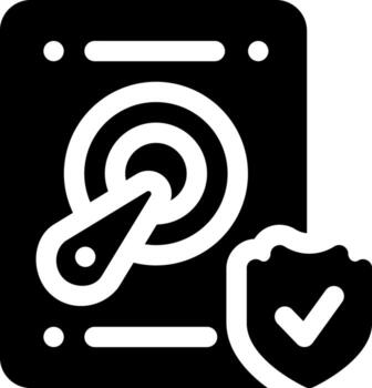 esta icono o logo datos seguridad icono o otro dónde confidencial datos, requiere un contraseña y otros o diseño solicitud software vector