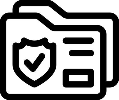 esta icono o logo datos seguridad icono o otro dónde confidencial datos, requiere un contraseña y otros o diseño solicitud software vector
