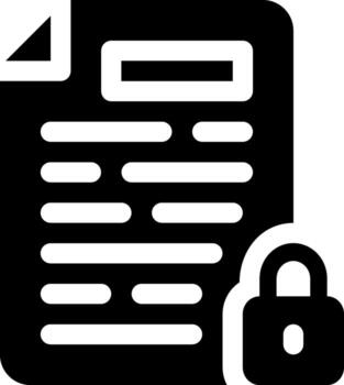 this icon or logo data security icon or other where confidential data, requires a password and others or design application  software vector