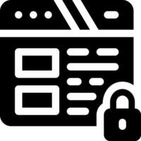 this icon or logo data security icon or other where confidential data, requires a password and others or design application  software vector