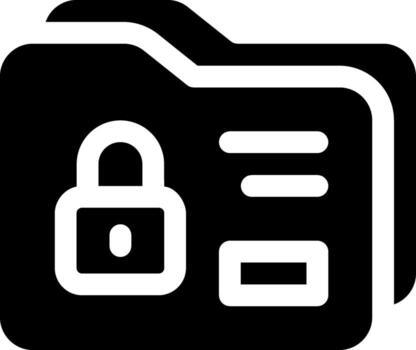 esta icono o logo datos seguridad icono o otro dónde confidencial datos, requiere un contraseña y otros o diseño solicitud software vector