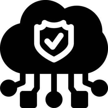 esta icono o logo datos seguridad icono o otro dónde confidencial datos, requiere un contraseña y otros o diseño solicitud software vector