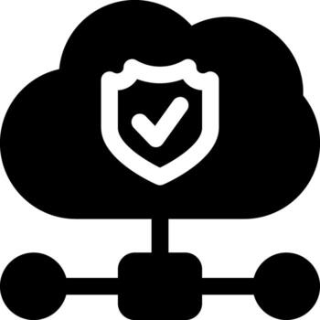 esta icono o logo datos seguridad icono o otro dónde confidencial datos, requiere un contraseña y otros o diseño solicitud software vector