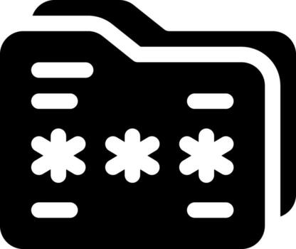 esta icono o logo datos seguridad icono o otro dónde confidencial datos, requiere un contraseña y otros o diseño solicitud software vector