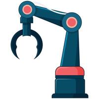 Flat Robotic Arm vector