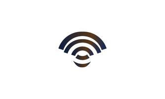 technology logo wifi vector