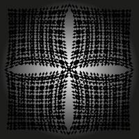 Vector abstract monochrome square shape pattern on gray background