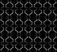 Abstract seamless pattern in gray and white on a black background vector