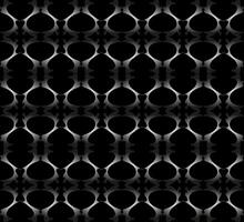 Abstract seamless pattern in gray and white on a black background vector