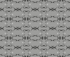 Beautiful gradient monochrome pattern in the form of lines and curls on a gray background vector