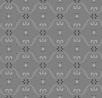 Elegant abstract seamless pattern on a gray background vector