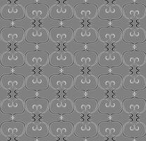 Elegant abstract seamless pattern on a gray background vector