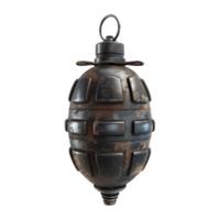 AI generated 3D Rendering of a Hand Bomb of War on Transparent Background - Ai Generated png