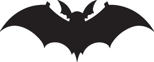 murciélago silueta vector ilustración blanco antecedentes