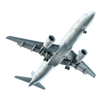 AI generated Airplane in the air on Transparent background - Ai Generated png