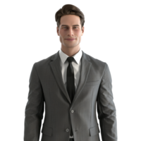 AI generated Businessman Standing on Transparent background - Ai Generated png