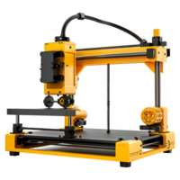 AI generated 3D Rendering of a Latest Printing Machine on Transparent Background - Ai Generated png