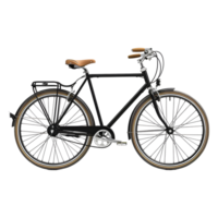 AI generated Vintage Bicycle on Transparent background - Ai Generated png