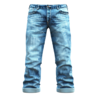 ai generiert Blau Jeans auf transparent Hintergrund - - ai generiert png