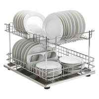 AI generated Dish Rack on Transparent background - Ai Generated png