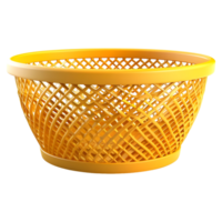 AI generated 3D Rendering of a Empty Plastic Basket on Transparent Background - Ai Generated png