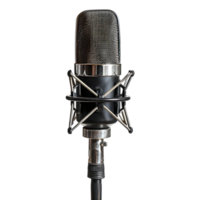 AI generated Studio Podcast Microphone on Transparent background - Ai Generated png