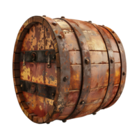 AI generated Wine Barrel on Transparent background - Ai Generated png