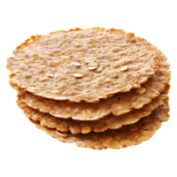 ai généré galettes d'avoine sur transparent Contexte - ai généré png