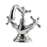 AI generated 3D Rendering of a Modern Water Tap on Transparent Background - Ai Generated png