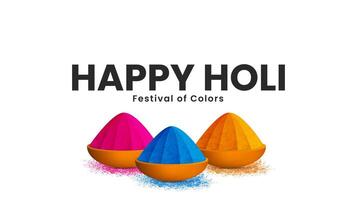 Abstract colorful happy Day background design for indian festival of colors celebration. Vector illustration