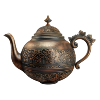 AI generated 3D Rendering of a Eastern Teapot on Transparent Background - Ai Generated png