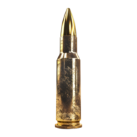 AI generated 3D Rendering of a Bullet on Transparent Background - Ai Generated png