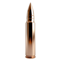 AI generated 3D Rendering of a Bullet on Transparent Background - Ai Generated png