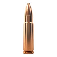 AI generated 3D Rendering of a Bullet on Transparent Background - Ai Generated png