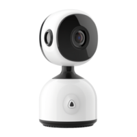 AI generated 3D Rendering of a CCTV Security Camera on Transparent Background - Ai Generated png