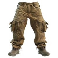 ai generado 3d representación de un casual hombre pantalón en transparente antecedentes - ai generado png