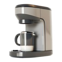 ai gegenereerd 3d renderen van een koffie maken machine Aan transparant achtergrond - ai gegenereerd png