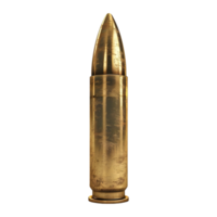 AI generated 3D Rendering of a Bullet on Transparent Background - Ai Generated png