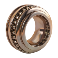 AI generated 3D Rendering of a Ball Bearing on Transparent Background - Ai Generated png