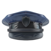 AI generated 3D Rendering of a Police Hat on Transparent Background - Ai Generated png