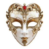 AI generated 3D Rendering of a Carnival Traditional Mask on Transparent Background - Ai Generated png