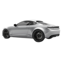 AI generated 3D Rendering of a Luxury Car on Transparent Background - Ai Generated png