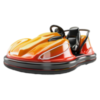 AI generated 3D Rendering of a Bumper Car on Transparent Background - Ai Generated png