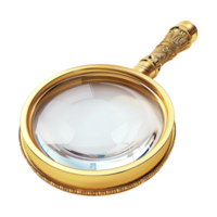 AI generated 3D Rendering of a Magnifier on Transparent Background - Ai Generated png